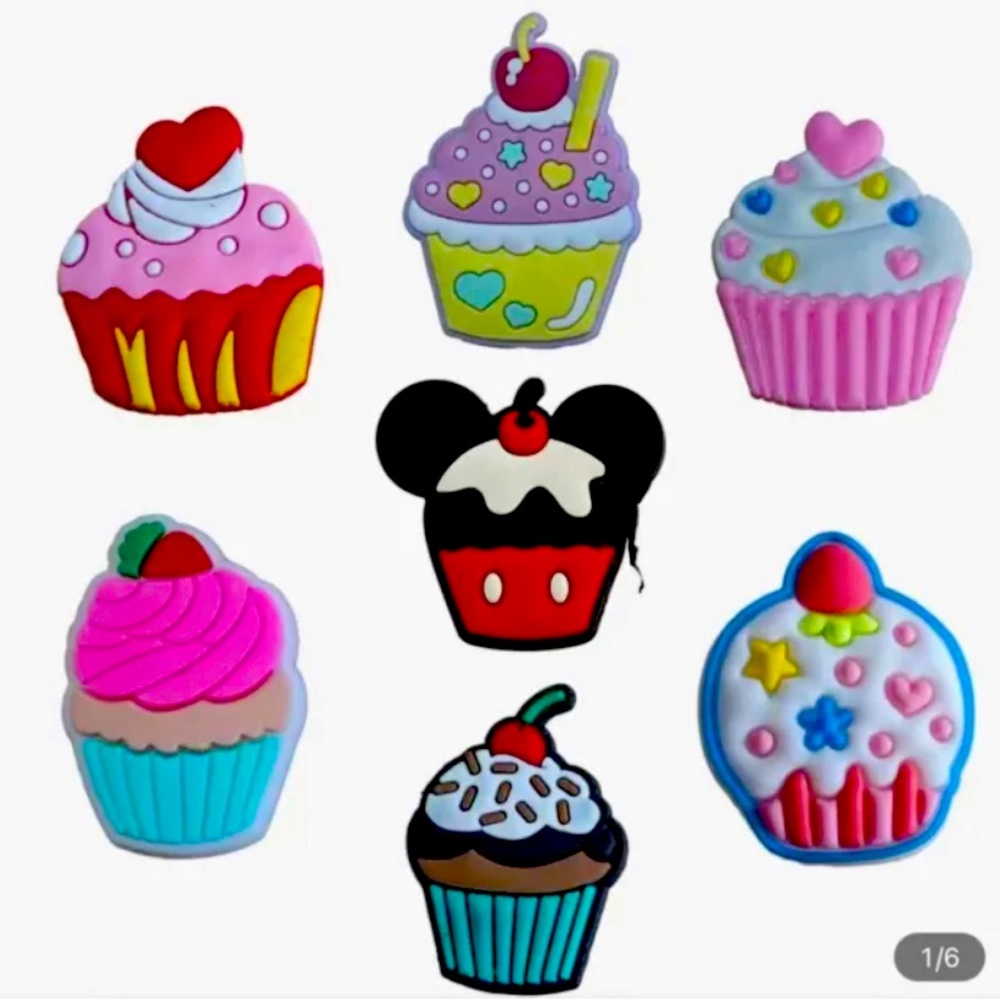 Cupcake Dessert Shoe Charms | Croc Charms & Jibbitz